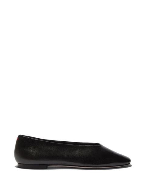 Aeyde Kirsten leather flat - Black