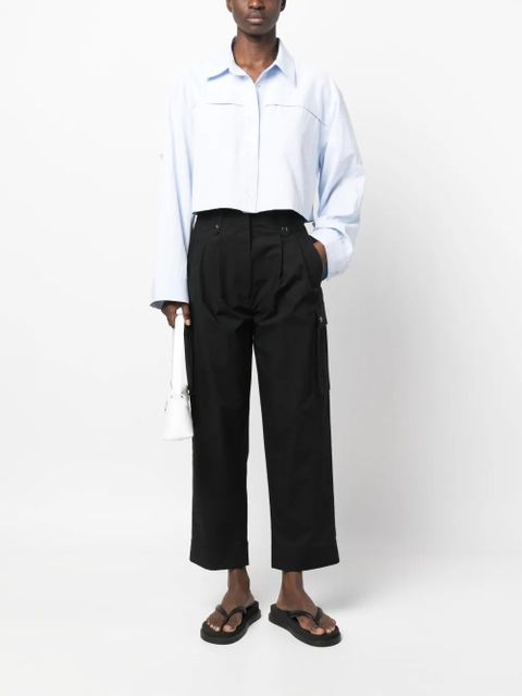 TWINSET cropped straight-leg trousers - Black - zdjęcie produktu nr 2