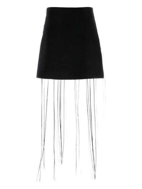 Jil Sander high-waisted A-line mini skirt - Black - zdjęcie produktu nr 2