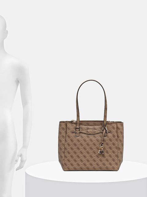 Guess torebka KATYA kolor beżowy HWSG96 52230