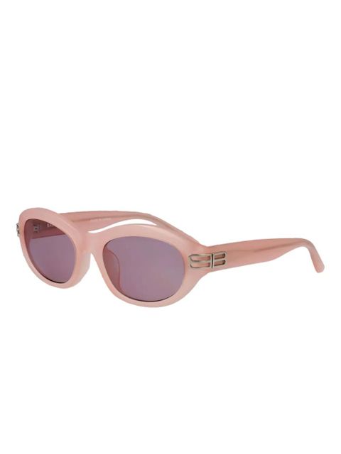 Balenciaga Eyewear logo-detail sunglasses - Pink