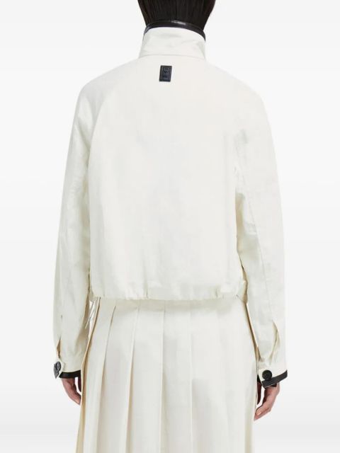 Ferragamo button-fastening jacket - White