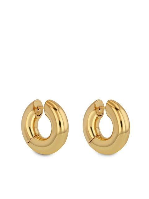 ANINE BING 14kt yellow gold small Bold Link hoop earrings - zdjęcie produktu nr 1