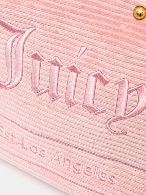 Juicy Couture torebka Iris Velvet kolor różowy BIJIR8941WC9