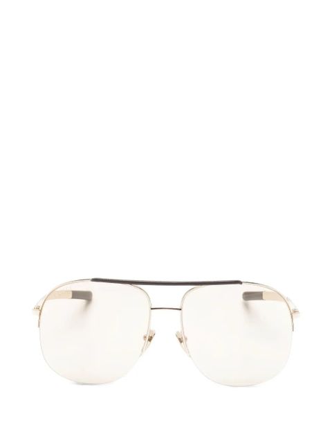 Gucci pilot-frame sunglasses - Gold - zdjęcie produktu nr 1