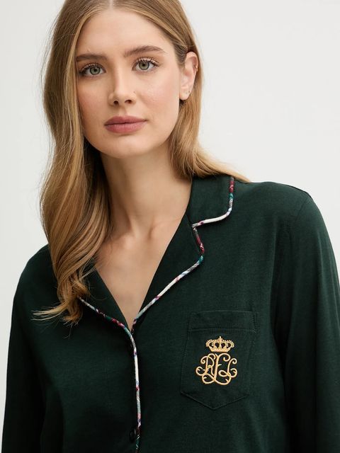 Lauren Ralph Lauren piżama damska kolor zielony ILN72467F