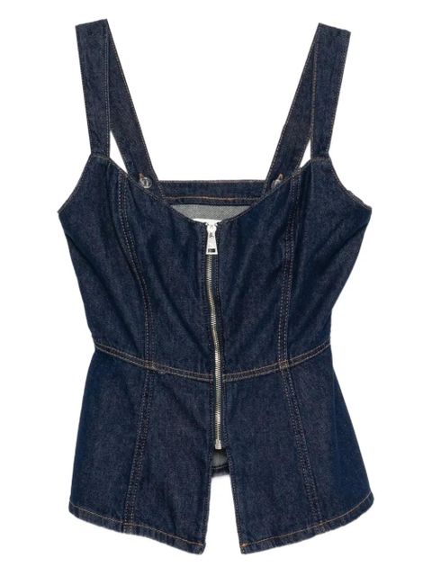 Reformation Zeta top - Blue - zdjęcie produktu nr 1