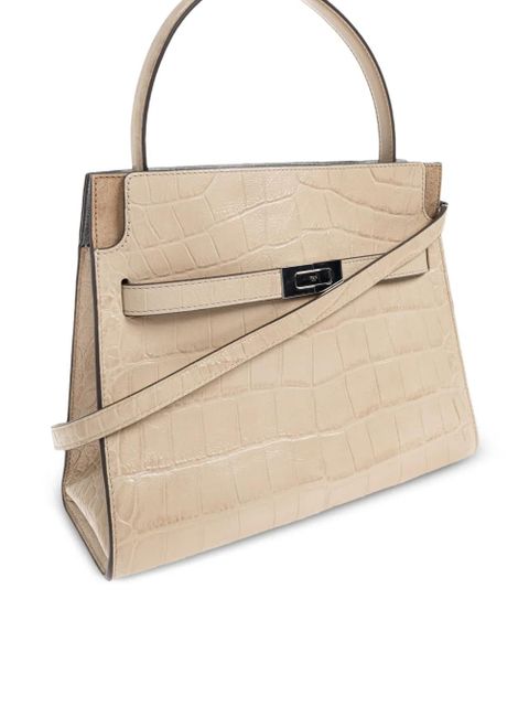 Tory Burch crocodile-effect tote bag - Neutrals