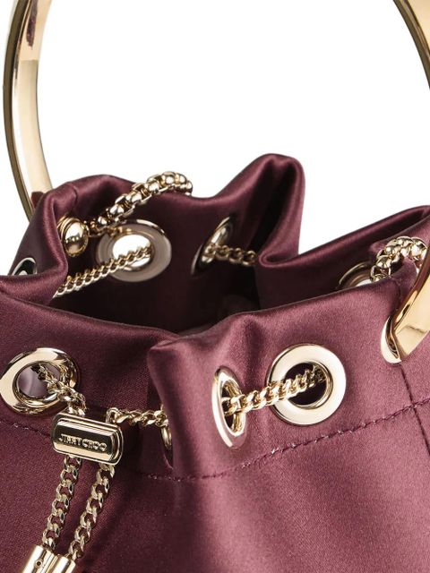 Jimmy Choo Bon Bon bucket mini bag - Red