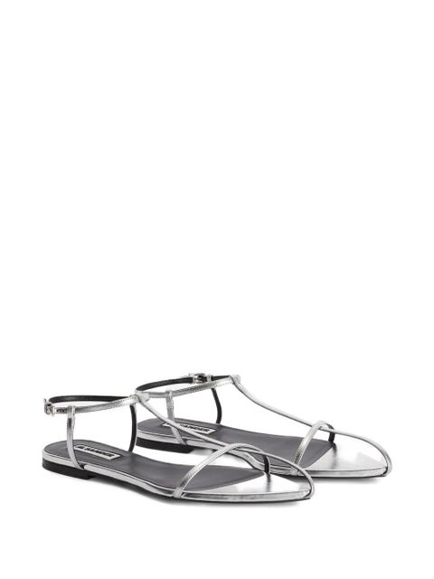 Jil Sander leather sandals - Silver - zdjęcie produktu nr 2