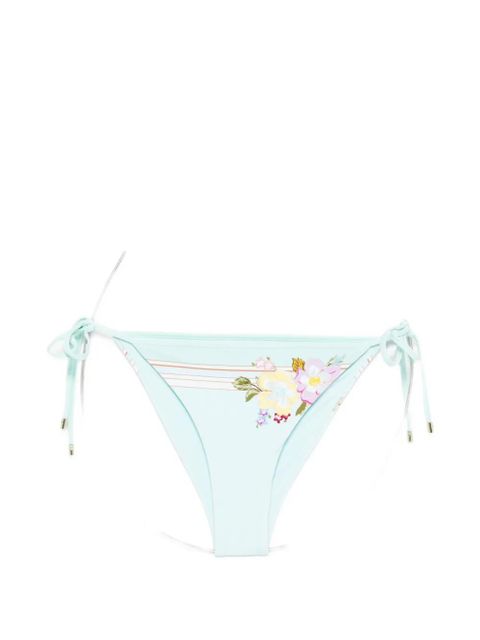 Self-Portrait floral string bikini bottoms - Green - zdjęcie produktu nr 1