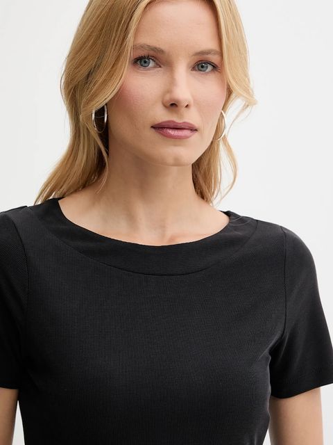 Guess t-shirt PRISCA damski kolor czarny W5YP14 KAQL2