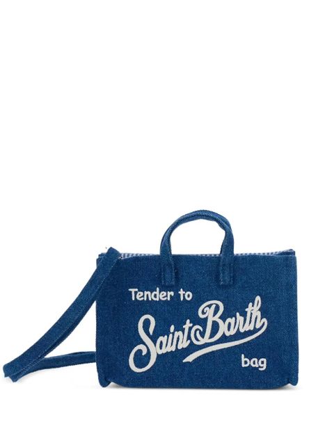 MC2 Saint Barth text tote bag - Blue - zdjęcie produktu nr 1