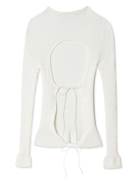 Cecilie Bahnsen Jayla knitted top - White - zdjęcie produktu nr 2