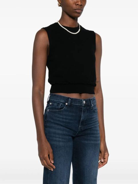SANDRO sleeveless top - Black