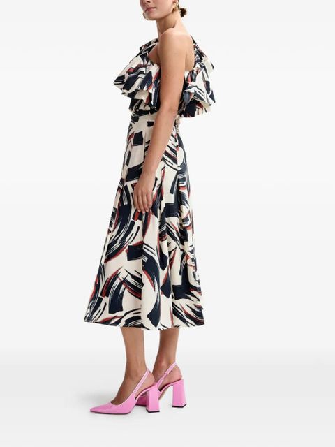 Essentiel Antwerp printed midi skirt - Neutrals