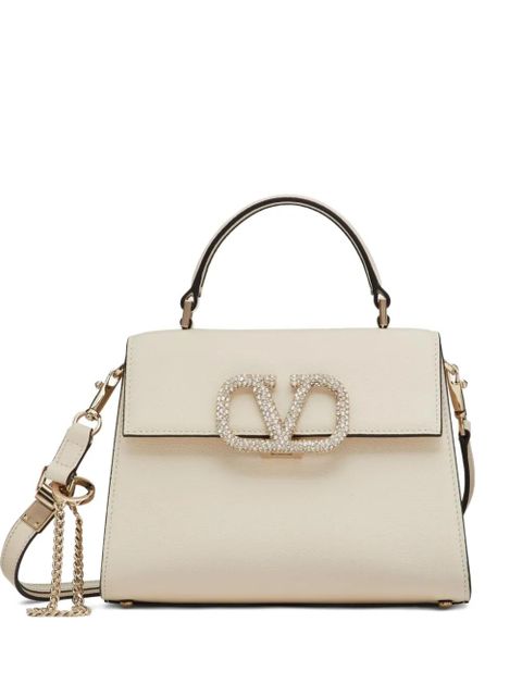 Valentino Garavani small VSling embellished handbag - Neutrals - zdjęcie produktu nr 2