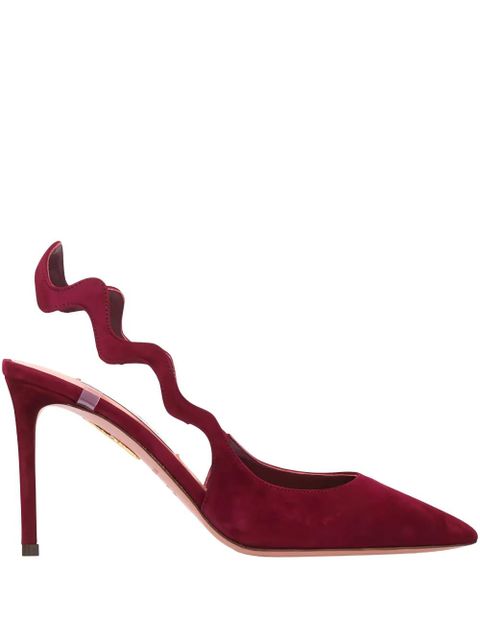 Aquazzura 8mm Artiste Sling pumps - Red - zdjęcie produktu nr 1