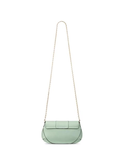 Jimmy Choo mini Bar chain cross body bag - Green