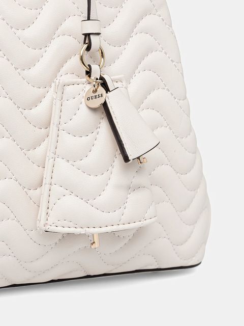 Guess torebka MELISANDRA kolor beżowy HWQG96 53070