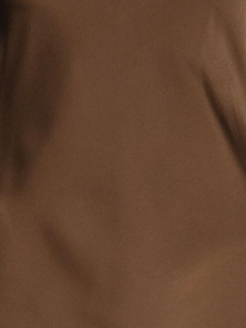 ROTATE BIRGER CHRISTENSEN flowy sleeve satin maxi dress - Brown