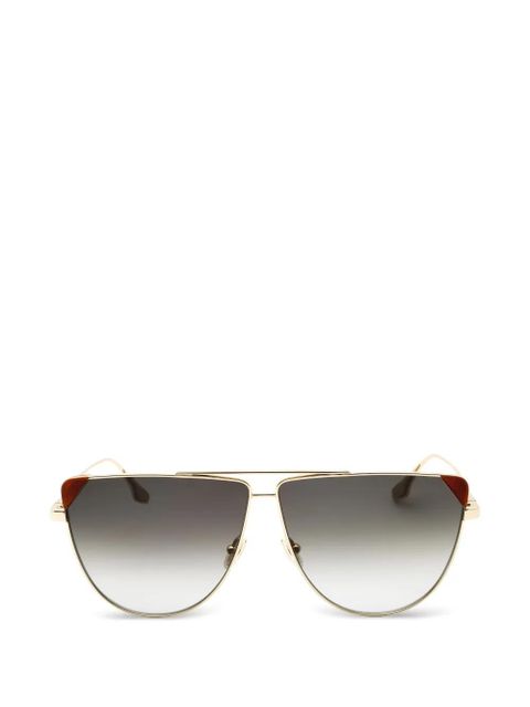 Victoria Beckham full-rim sunglasses - Gold - zdjęcie produktu nr 1