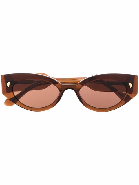 Nanushka Azalea cat-eye sunglasses - Brown - zdjęcie produktu nr 1