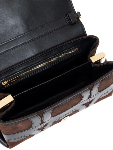 Ferragamo front flap crossbody bag (XS) - Brown