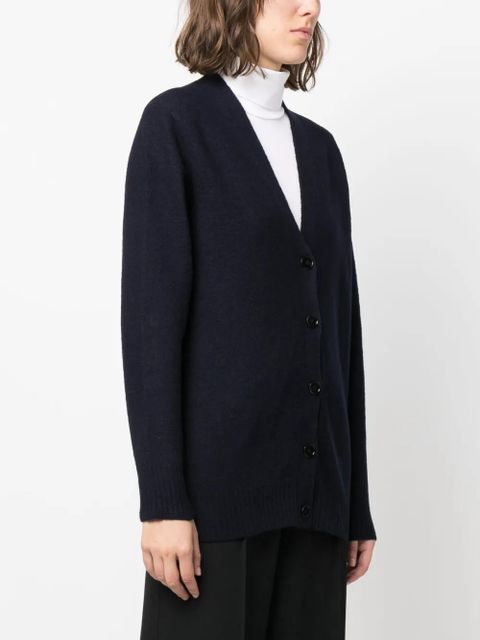 Jil Sander V-neck wool cardigan - Blue