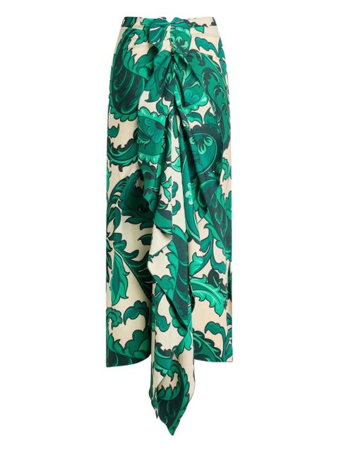 ETRO floral-print skirt - Green - zdjęcie produktu nr 2