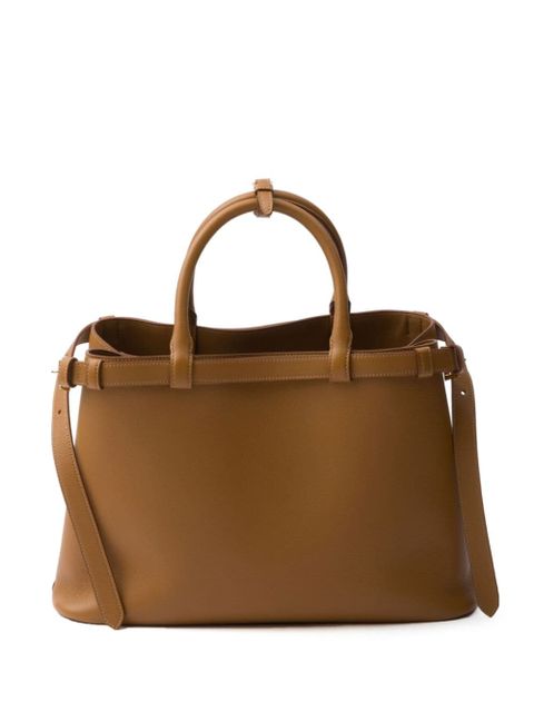 Prada medium Buckle tote bag - Brown