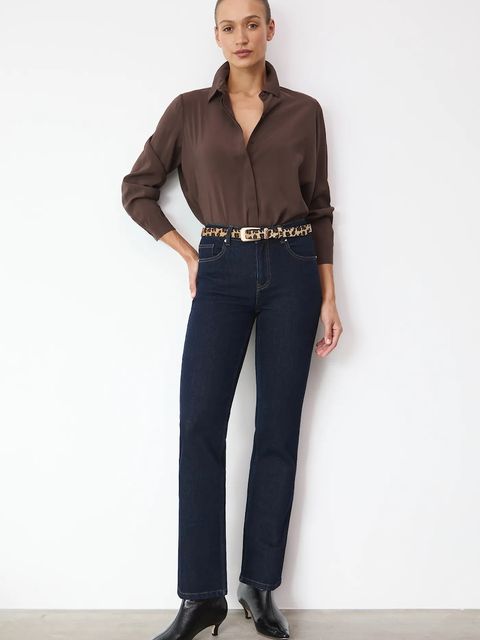 Medicine jeansy damskie kolor granatowy - zdjęcie produktu nr 1