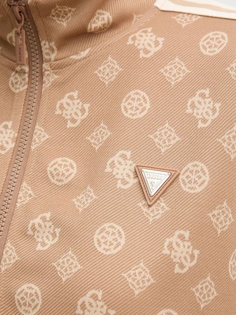 Guess bluza PEONY damska kolor beżowy wzorzysta V5YQ07 K0282