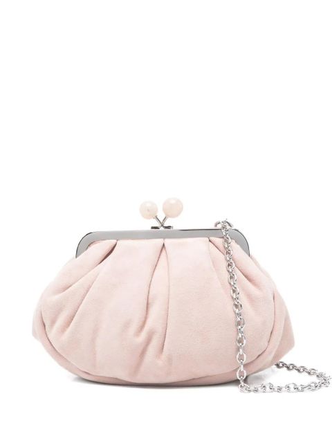 Weekend Max Mara pleated clasp shoulder bag - Pink - zdjęcie produktu nr 1