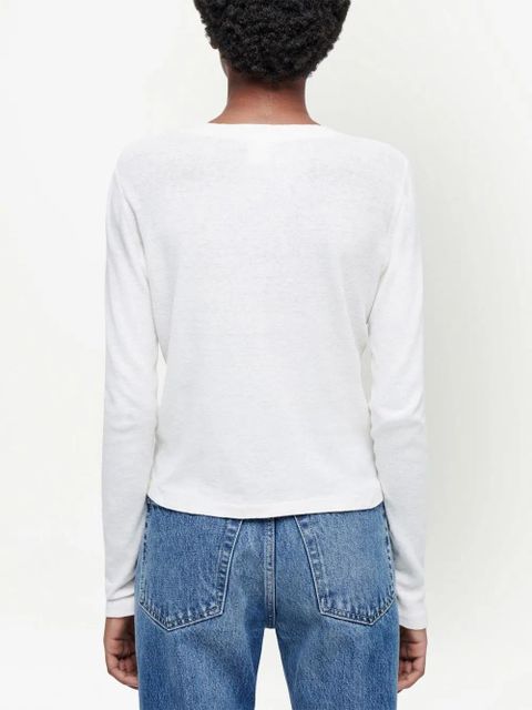 RE/DONE 90s Baby long-sleeve T-shirt - White