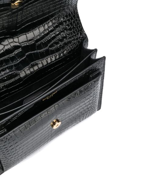 Saint Laurent medium Sunset shoulder bag - Black