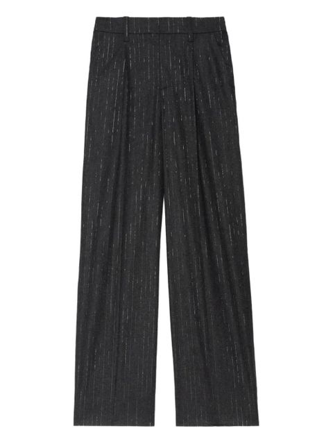 Zadig&Voltaire pleated pinstripe trousers - Black - zdjęcie produktu nr 1