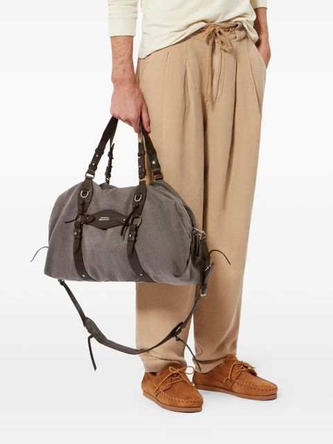 ISABEL MARANT Tilpa leather-harness tote bag - Grey