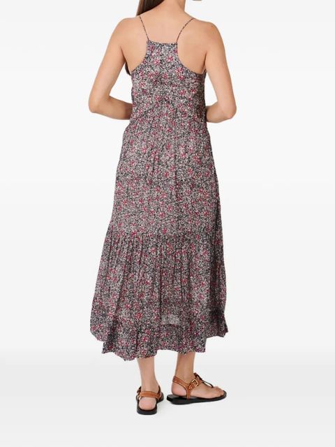 ISABEL MARANT floral-pattern sleeveless dress - Black - zdjęcie produktu nr 2