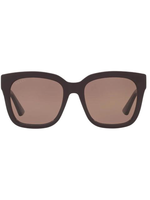 Gucci Eyewear square-frame sunglasses - Red - zdjęcie produktu nr 1