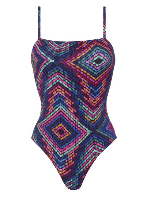 ERES Optique spaghetti-strap swimsuit - Blue - zdjęcie produktu nr 1