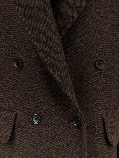 Max Mara Short Teddy double-breasted coat - Brown - zdjęcie produktu nr 2