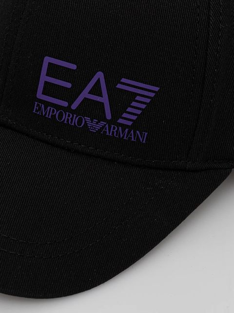 EA7 Emporio Armani czapka z daszkiem bawełniana