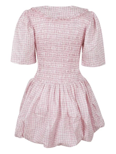 GANNI check mini dress - Pink - zdjęcie produktu nr 2