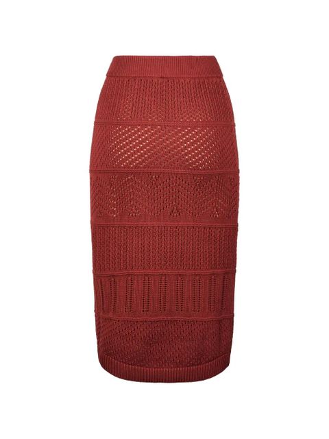 Max Mara knitted skirt - Red - zdjęcie produktu nr 2