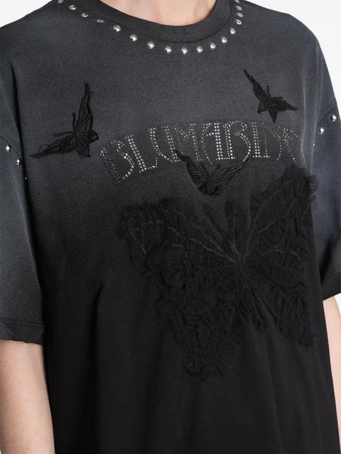 Blumarine stud-embellished T-shirt - Black
