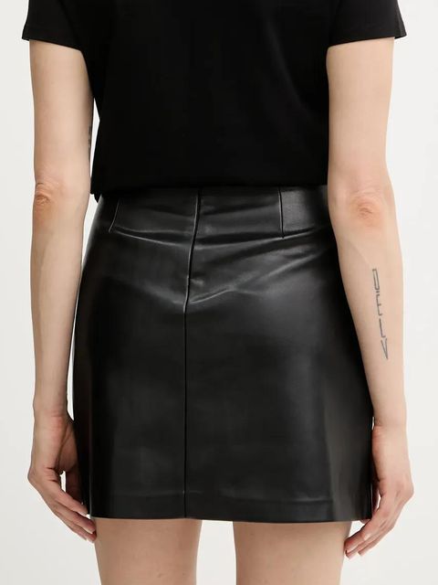 Morgan spódnica JNEST kolor czarny mini prosta JNEST