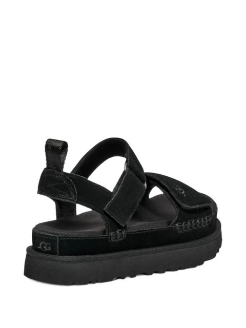 UGG Goldenstar logo sandals - Black