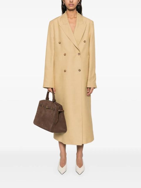 LouLou de Saison double-breasted coat - Neutrals