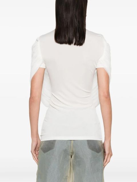 Christopher Esber Sonora draped-panel T-shirt - White